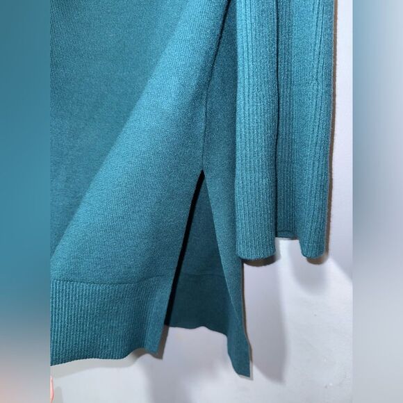 Anthropologie Women’s Green Elise Off The Shoulder Long Sleeved Sweater Small - Picture 8 of 12